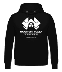 Nakatomi Plaza - Men's Hoodie - Black - Front