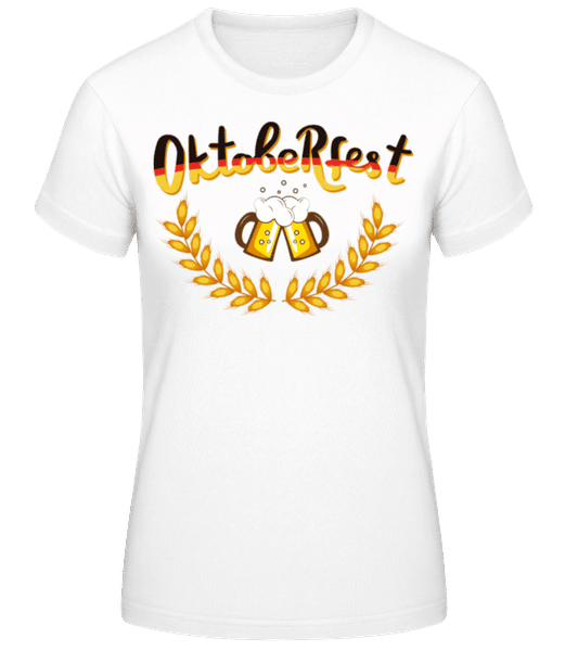 Aperçu: Deutschland Oktoberfest - T-shirt femme B&C - Blanc - Devant
