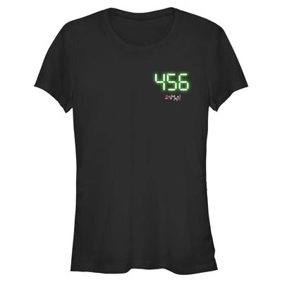Netflix - Squid Game - Logo Four Fifty Six - Women's T-Shirt - Black - Front