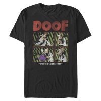 Disney Classics - Phineas a Ferb - Doof - Pánske Tričko - Čierna - Predné