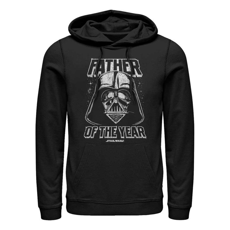 Vorschau: Star Wars - Darth Vader Father Year - Vatertag - Unisex Hoodie - Schwarz - Vorne