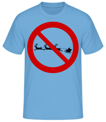 Anti Christmas - Men's Basic T-Shirt - Light blue - Front