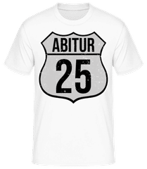 Route 66 Abitur 2025 · Männer Basic T-Shirt