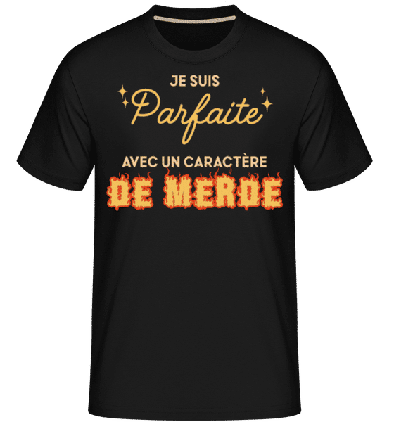 Aperçu: Je Suis Parfaite -  T-Shirt Shirtinator homme - Noir - Devant