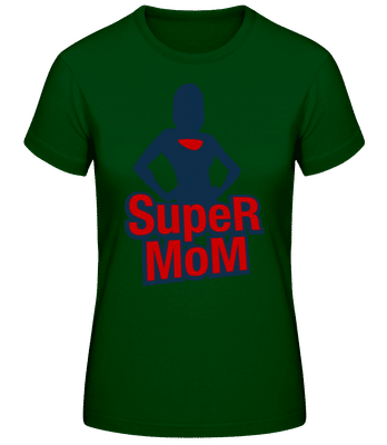 Super Mom Icon - Dámské basic tričko - Bottle green - Napřed
