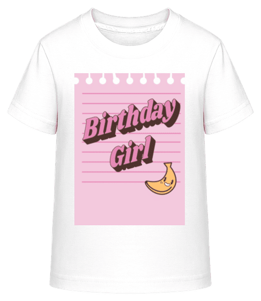 Aperçu: Birthday Girl - T-shirt shirtinator Enfant - Blanc - Devant