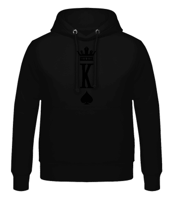 Poker King - Men's Hoodie - Black - Front