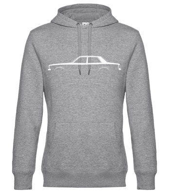 'Ford Cortina Mk IV' Silhouette - Sudadera estándar para hombre - Gris moteado - delante