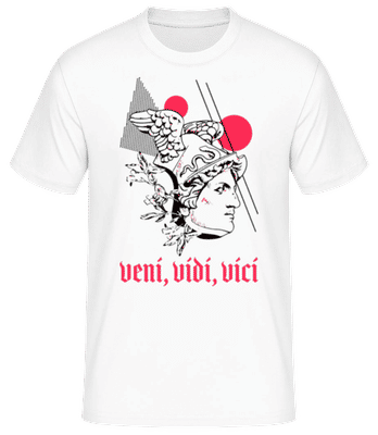 Veni Vidi Vici - Men's Basic T-Shirt - White - Front