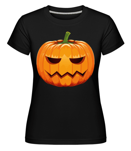 Aperçu: Citrouille Folle -  T-shirt Shirtinator femme - Noir - Devant