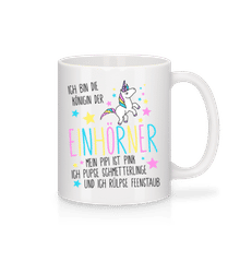 Königin Der Einhörner Bunt · Tasse
