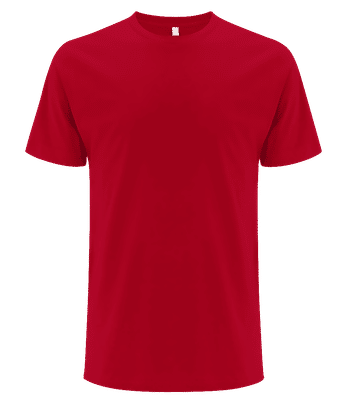 Männer Bio T-Shirt EarthPositive - Rot - Vorne
