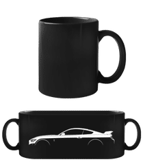 'Ford Mustang Shelby GT500' Silhouette · Schwarze Tasse