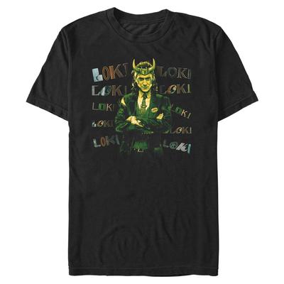 Marvel - Loki - Loki Chaotic - Homme T-shirt - Noir - Devant