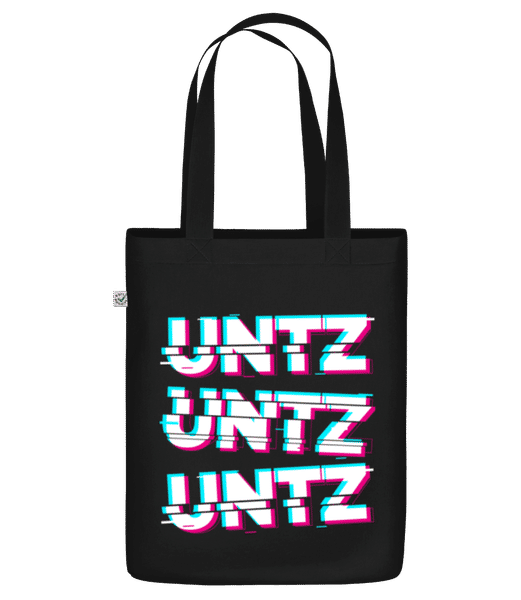 Aperçu: Untz Untz Untz - Sac en toile bio - Noir - Devant