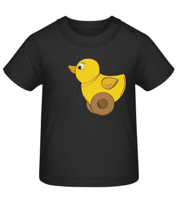 Dětská Comic - Duck - Tričko pro miminka - Černá - Napřed