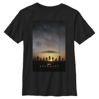 Marvel - Eternals - Group Shot Eternals Poster - Kids T-Shirt - Black - Front