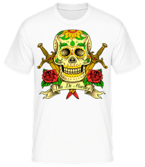 Day Of The Dead Skull · Männer Basic T-Shirt