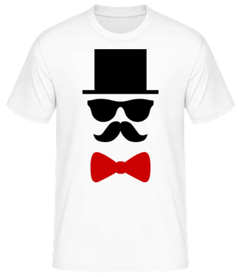 Nœud papillon rouge du marié - T-shirt standard Homme - Blanc - Devant