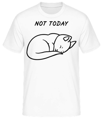 Not Today - T-shirt standard Homme - Blanc - Devant