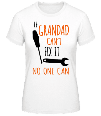 Ak dedo Cant Fix It - Dámske tričko B&C - Biela - Predné