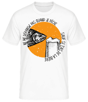 Ne Me Dérange - T-shirt standard Homme - Blanc - Devant