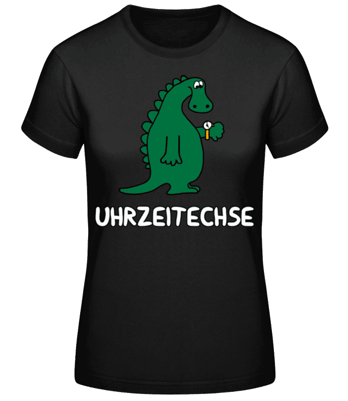 Vorschau: Uhrzeitechse - Frauen T-Shirt B&C - Schwarz - Vorne