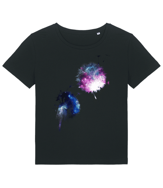 Aperçu: Fleurs De L'Univers - T-shirt bio Femme Stanley Stella 2.0 - Noir - Devant