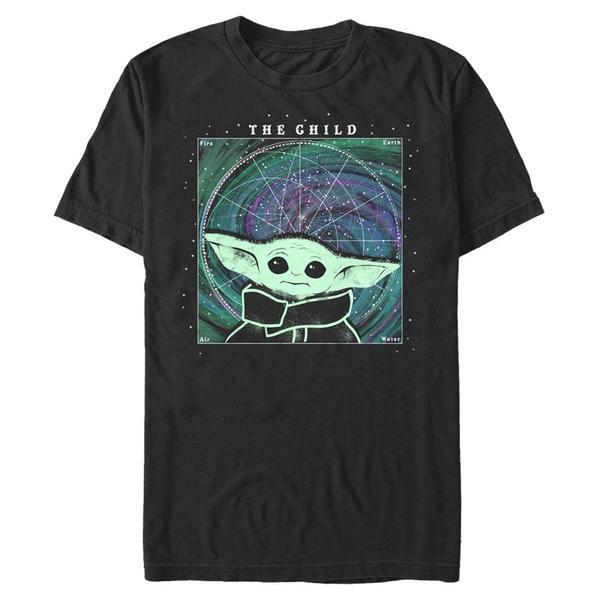 Aperçu: Star Wars - The Mandalorian - The Child Yoda Child Space - Homme T-shirt - Noir - Devant