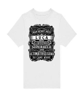 Man Nennt Mich Luca - Kinder T-Shirt B&C - Weiß - Vorne