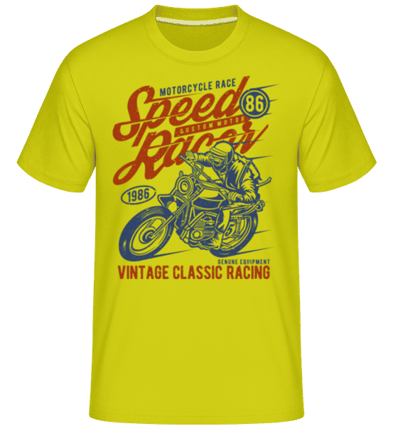 Preview: Speed Racer(1) -  Shirtinator Men's T-Shirt - Lime - Front
