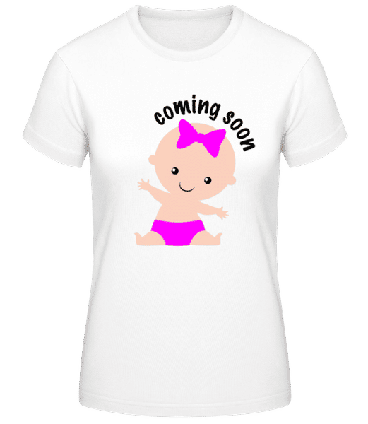 Aperçu: Baby Girl Announcement - T-shirt standard Femme - Blanc - Devant