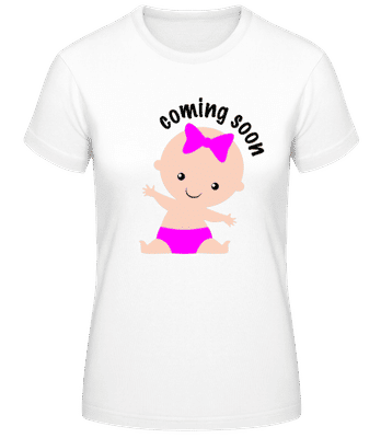Baby Girl Announcement - T-shirt standard Femme - Blanc - Devant