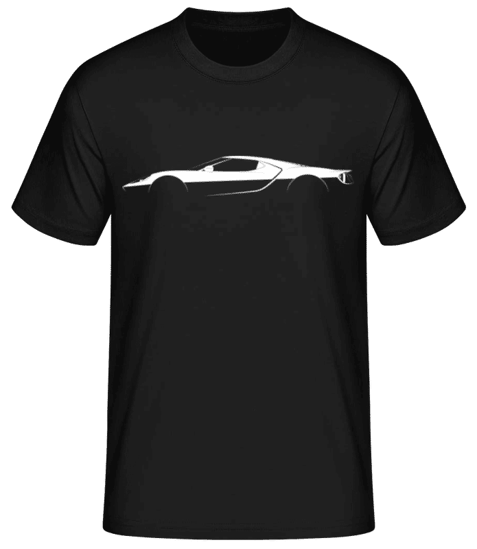 Preview: 'Ford GT (2017)' Silhouette - Men's Basic T-Shirt - Black - Front