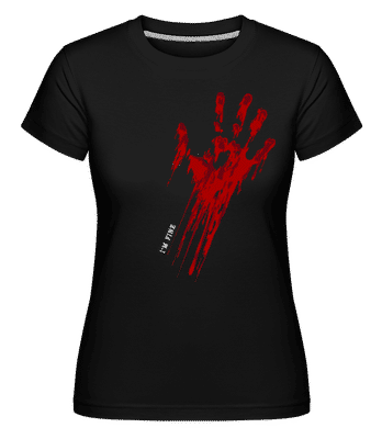 I'm Fine -  T-shirt Shirtinator femme - Noir - Devant