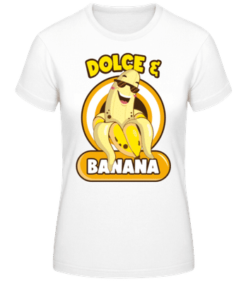Dolce & Banana - Women's Basic T-Shirt - White - Front