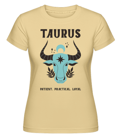 Taurus - T-shirt Shirtinator femme - Jaune - Devant