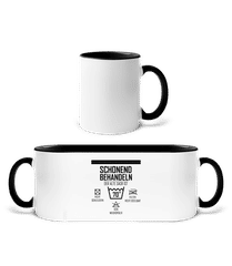 Der Alte Sack Ist 70 · Tasse zweifarbig