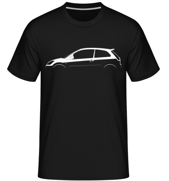 'Ford Fiesta ST Mk V' Silhouette -  T-Shirt Shirtinator homme - Noir - Devant