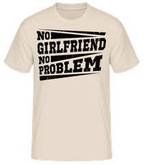 No Girlfriend No Problem Triangle · Männer Basic T-Shirt