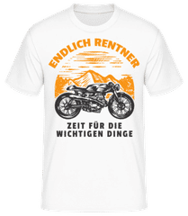 Endlich Rentner Motorrad · Männer Basic T-Shirt