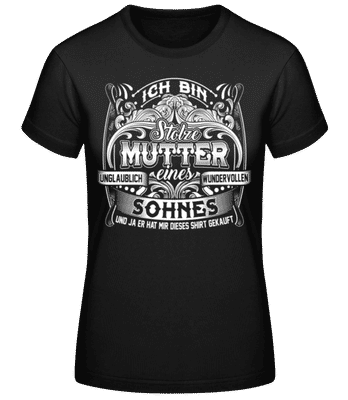 Ich Bin Stolze Mutter - Frauen Basic T-Shirt - Schwarz - Vorne