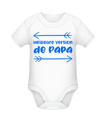 Meilleure Version De Papa · Body manches courtes bio