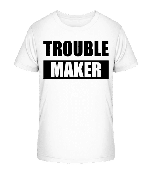 Vorschau: Troublemaker - Kinder Bio T-Shirt Stanley Stella 2.0 - Weiß - Vorne