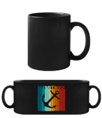 Mamitrose - Schwarze Tasse - Schwarz - Vorne