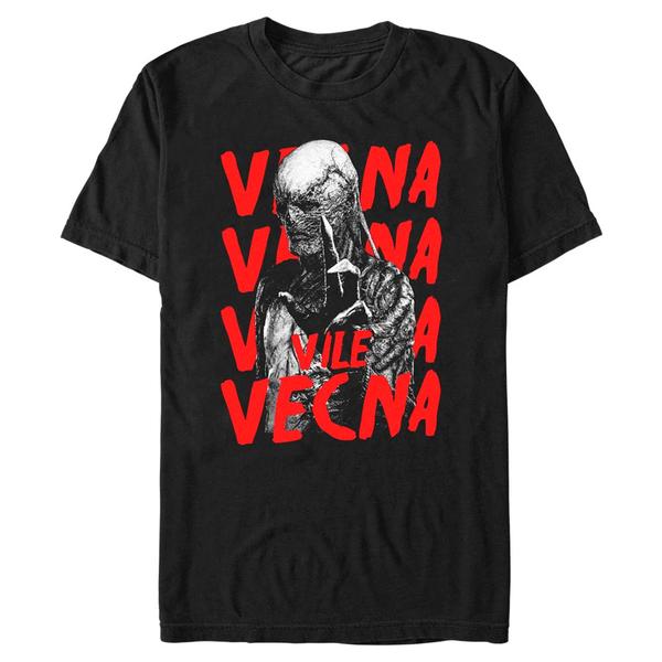 Aperçu: Netflix - Stranger Things - Vecna Horror Poster - Homme T-shirt - Noir - Devant
