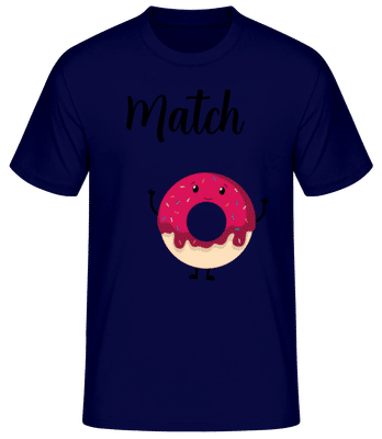 It Is A Match 2 - Camiseta básica para hombre - Marino - delante