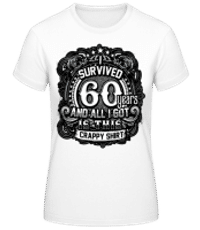 I Survived 60 Years - T-shirt standard Femme - Blanc - Devant