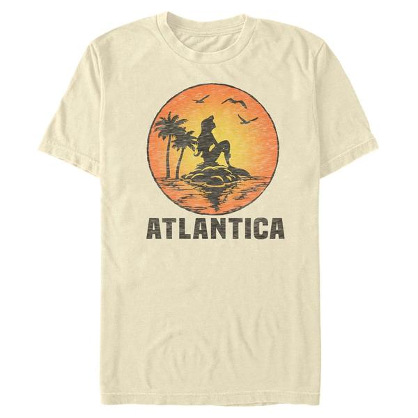 Aperçu: Disney - Ariel La Petite Sirène - Malá mořská víla Atlantica - Homme T-shirt - Crème - Devant