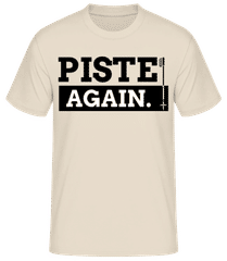 Piste Again · Camiseta básica para hombre